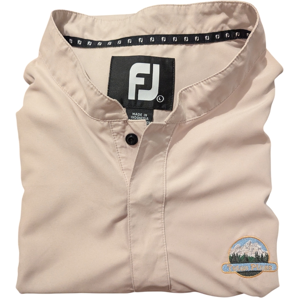Men's Casual Beige Button Down Shirt